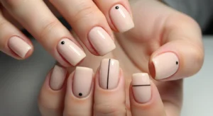minimal nail designs with simple details for everyday elegant manicure