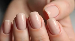 short nude nails simple manicure idea for everyday natural look