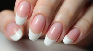 soft oval nail shape for natural and elegant manicure look