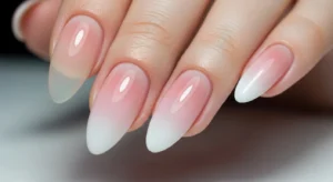 ombre nails with smooth color transition for modern and soft manicure