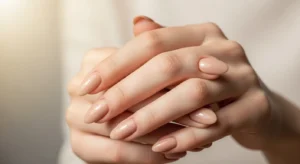 Nude nails for homecoming simple elegant nail idea