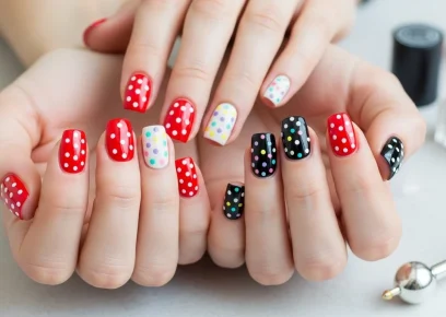 23 Polka Dot Nail Ideas That Feel Cute, Retro, and Playful