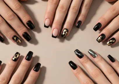 24 Black Nail Ideas That Always Look Expensive