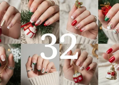 holiday nail ideas easy festive manicure