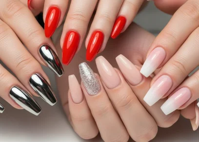 “27 Glamorous Acrylic Nail Ideas”